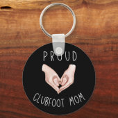 Proud Clubfoot mama Sleutelhanger (Voorkant)