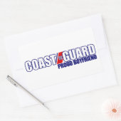 Proud Coast Guard Boyvriend Rechthoekige Sticker (Envelop)