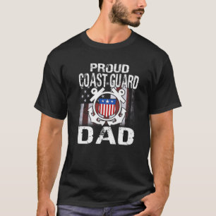 Proud Coast Guard Dad Tee U.S Coast Guard Veteran T-shirt