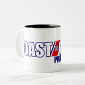 Proud Coast Guard Grandma Tweekleurige Koffiemok (Voorkant links)