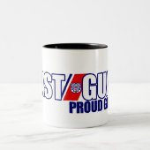 Proud Coast Guard Grandma Tweekleurige Koffiemok (Center)