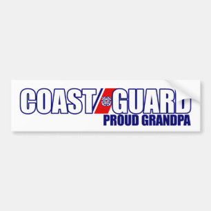 Proud Coast Guard Grandpa Bumpersticker