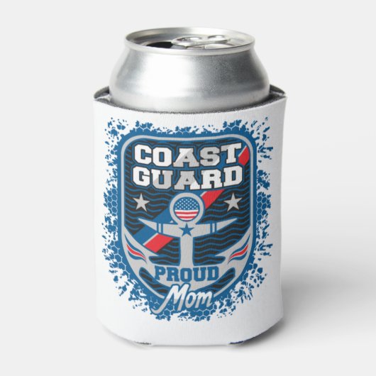 Proud Coast Guard Mam Blikjeskoeler (Blikje Voorkant)