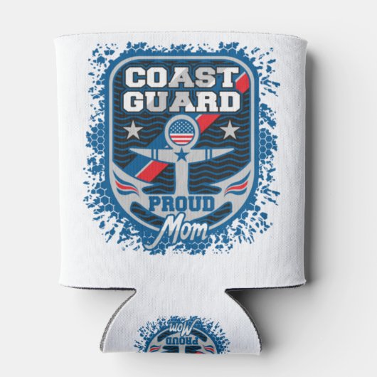 Proud Coast Guard Mam Blikjeskoeler (Achterkant)