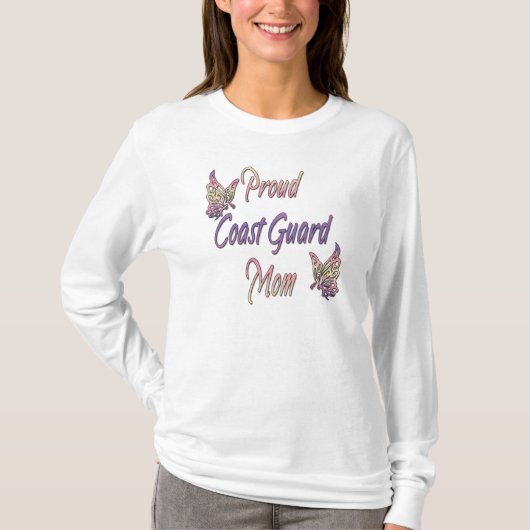 Proud Coast Guard Mam T-shirt (Voorkant)