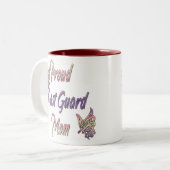 Proud Coast Guard Mam Tweekleurige Koffiemok (Voorkant links)