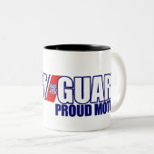 Proud Coast Guard-moeder Tweekleurige Koffiemok (Voorkant rechts)