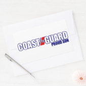Proud Coast Guard Son Rechthoekige Sticker (Envelop)