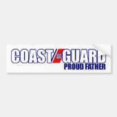 Proud Coast Guard Vader Bumpersticker (Voorkant)