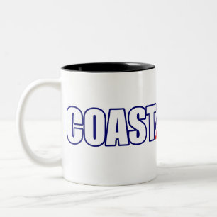 Proud Coast Guard Vader Tweekleurige Koffiemok
