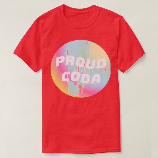Proud CODA T-shirt (Design voorkant)