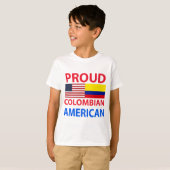 Proud Colombian American T-shirt (Voorkant volledig)