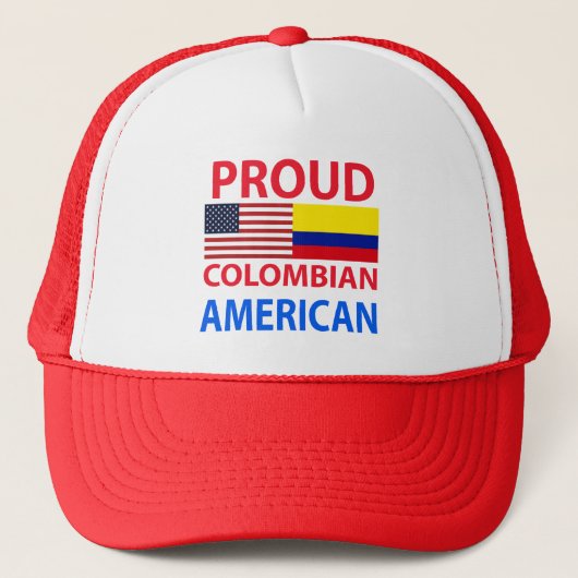 Proud Colombian American Trucker Pet (Voorkant)