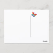 Proud Colors Heart  Briefkaart (Achterkant)