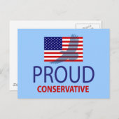 Proud Conservative Briefkaart (Voorkant / Achterkant)