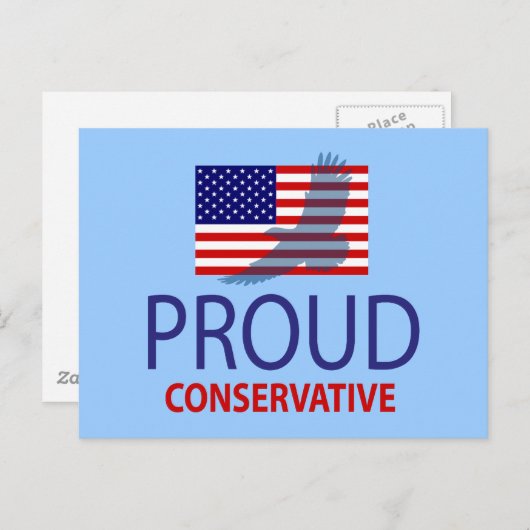 Proud Conservative Briefkaart (Voorkant / Achterkant)