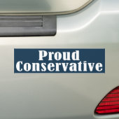 Proud Conservative Bumpersticker (Op auto)