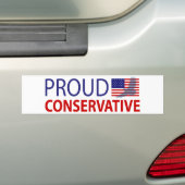 Proud Conservative Bumpersticker (Op auto)
