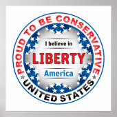 Proud Conservative Poster (Voorkant)