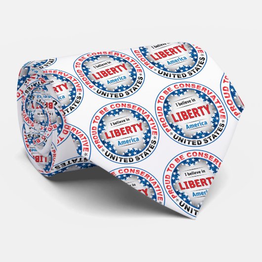 Proud Conservative Stropdas (Opgerold)