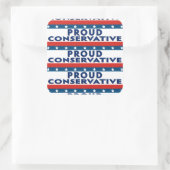 Proud Conservative Vierkante Sticker (Tas)