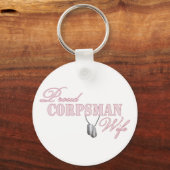 Proud Corpsman Wife Sleutelhanger (Voorkant)
