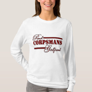 Proud Corpsmans Vriendin (Red N Black) T-shirt