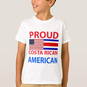 Proud Costa Rican American T-shirt