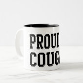 Proud Cougar Tweekleurige Koffiemok (Voorkant links)