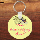 Proud Coupon Clipping Mama Sleutelhanger (Voorkant)