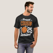 Proud Cousin Of A 2025 Senior Graduation Basketbal T-shirt (Voorkant volledig)
