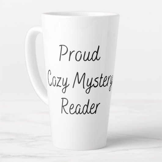 Proud Cozy Mystery Reader Latte Mok (Linkerhoek)