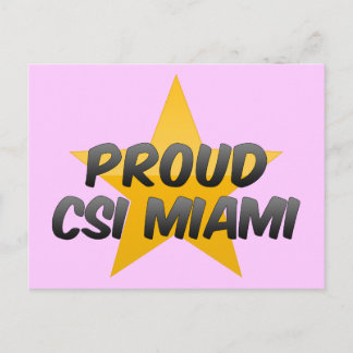 Proud Csi Miami Briefkaart