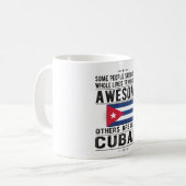 Proud Cuban Flag Cuba Heritage Cuban Roots Koffiemok (Voorkant links)
