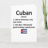 Proud Cuban Roots Cuba Flag Cubaans erfgoed Kaart (Voorkant)