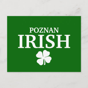 Proud Custom Poznan Irish City T-shirt Briefkaart
