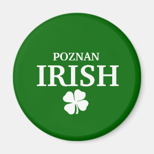 Proud Custom Poznan Irish City T-Shirt Magneet