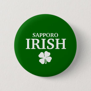 Proud Custom Sapporo Irish City T-Shirt Ronde Button 5,7 Cm