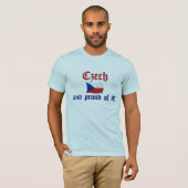 Proud Czech T-shirt (Voorkant volledig)