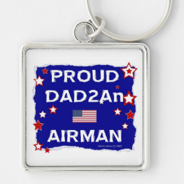 Proud Dad 2An Airman Sleutelhanger