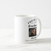 Proud Dad Afstuderen 2025 Custom Photo Gift Koffiemok (Voorkant rechts)