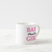Proud Dad Baby Girl Gifts Espresso Kop (Voorkant rechts)