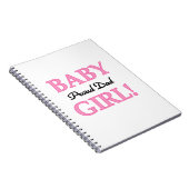 Proud Dad Baby Girl Gifts Notitieboek (Rechterzijde)
