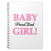 Proud Dad Baby Girl Gifts Notitieboek (Voorkant)