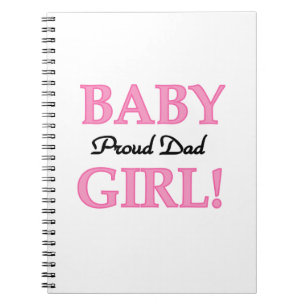 Proud Dad Baby Girl Gifts Notitieboek