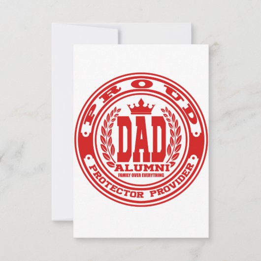 Proud Dad Bedankkaart (Voorkant)