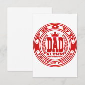 Proud Dad Bedankkaart (Voorkant / Achterkant)