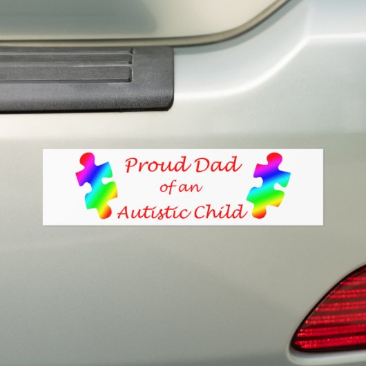 Proud Dad Bumpersticker (Op auto)