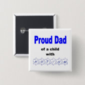 Proud Dad Button (Voorkant /achterkant)