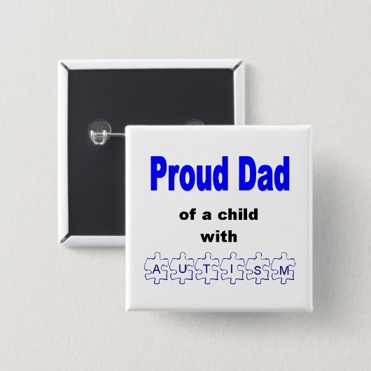 Proud Dad Button (Voorkant /achterkant)